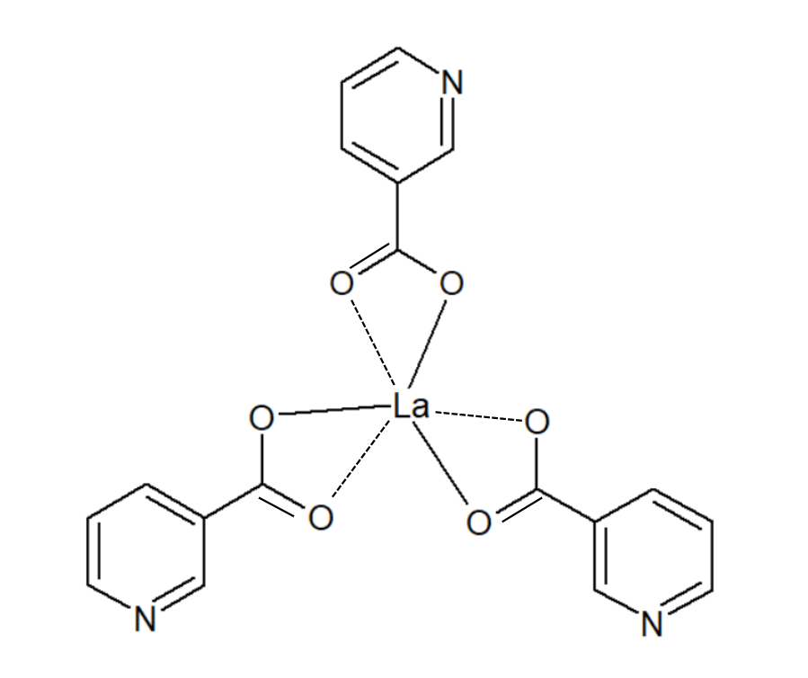 Структура комплекса [La(C6H5COO)3]